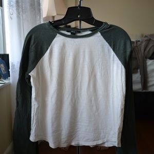 Green Baseball Tee